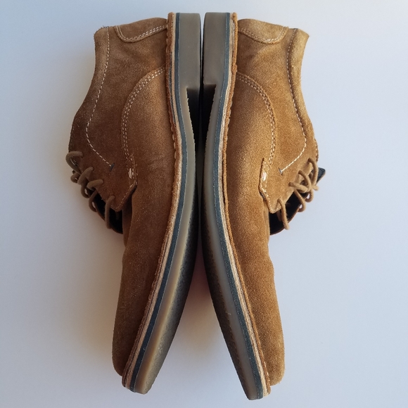 Steve Madden Hatrick 215 Mens Sz 7.5 Suede Oxford Shoes Lace Up Tan Brown main image 5